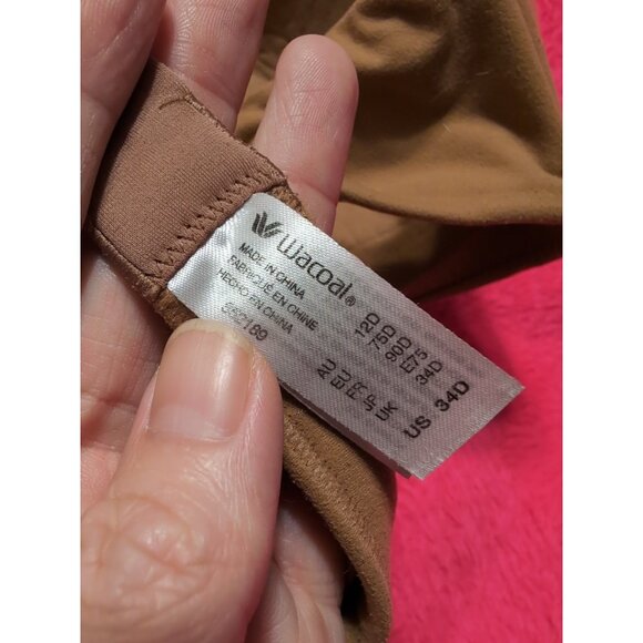 Wacoal Body by Wacoal T-Back Wireless Bra 852189 Tan 34D - Picture 3 of 5